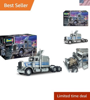 85-2627 Peterbilt 359 1:25 Scale 302-Piece Skill Level 5 Model Car Building Kit