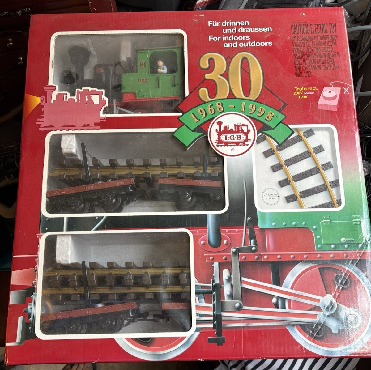 LGB G Scale #73968 30th Anniversary Train Set in Box Lehmann-Gross