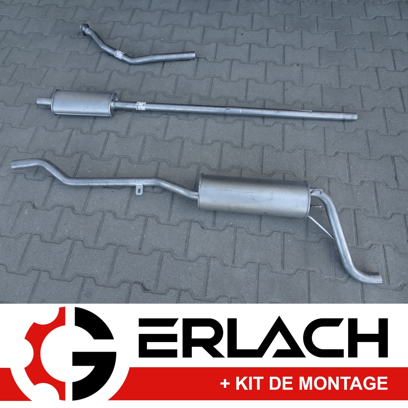 Silencieux echappement Citroen C15 1.8D pour remplacer pot casse controle technique