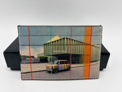 Paul Smith 'MINI NOTTINGHAM' Schwarz Kreditkartenetui Etui Leder Geldbörse