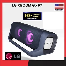 LG XBOOM Go P7 Portable Wireless Bluetooth Outdoor Speaker LED lights DTS usb-c