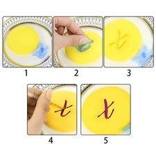 Keksstempel Buchstaben Zahlen Groß- und Klein Backwerkzeug Kunststoff