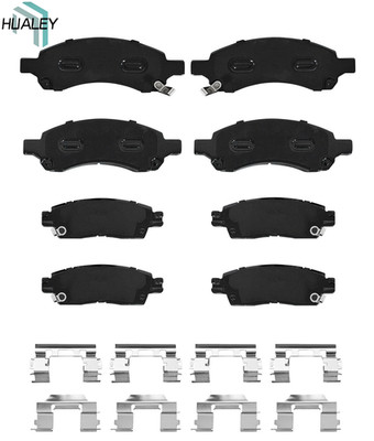 Front & Rear Ceramic Brake Pads For Chevy Traverse GMC Acadia Enclave Outlook