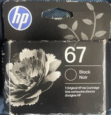 HP Genuine 67 Black Ink Cartridge NIB 3YM56AN Exp 06/2027 