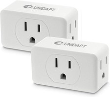 Unidapt Multi Plug Outlet Extender 2 Pack - 3 Way Wall Outlet Splitter, Cruis...