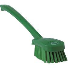 41862 Washing Brush Stiff 15.75 PP/PBT Green Cleaning Scrubber Home Supply