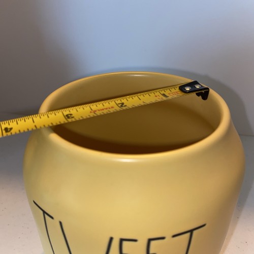 Yellow Rae Dunn Tweet Jar Candy Dish - Picture 4 of 5
