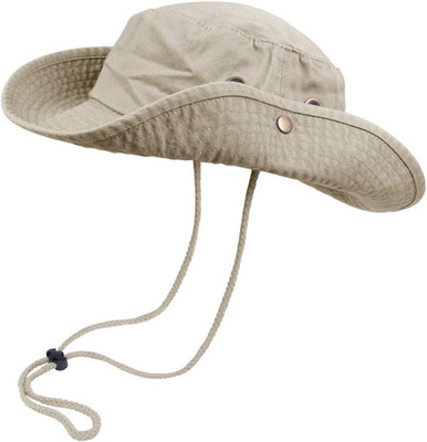 Sombrero de Sol Estilo Safari con Cuerda Ala Ancha para Pesca y Hiking