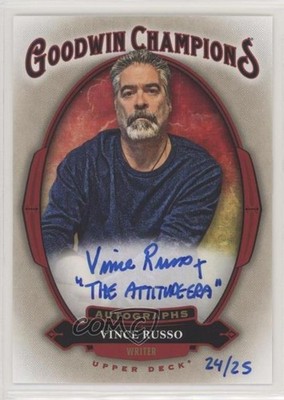 2020 Goodwin Champions Inscriptions 24/25 Vince Russo Attitude Era Auto 8l4