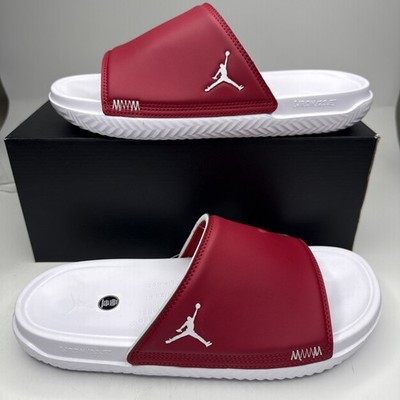 AIR JORDAN Jumpman Play Slides Varsity Red/White  Sandals DC9835-611 Size 10