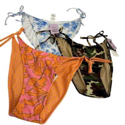 #ad NWT Wild Fable Target Bikini Bottom Bundle Lot of 3 XL Floral Camo Pink Orange $24.99