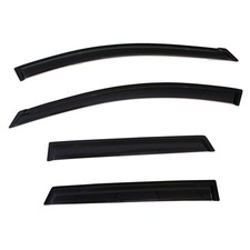 4pcs Out-Channel Window Visors for Nissan Rogue 2009-2013 Dark Smoke Acrylic