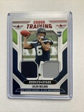 2025 Panini Rookies & Stars Jalen Milroe Dual Relic Card Cross Training Seahawks