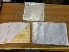 Scrapbook Page Protectors 12x12, Fits 3-Ring Scrapbook Album Binder