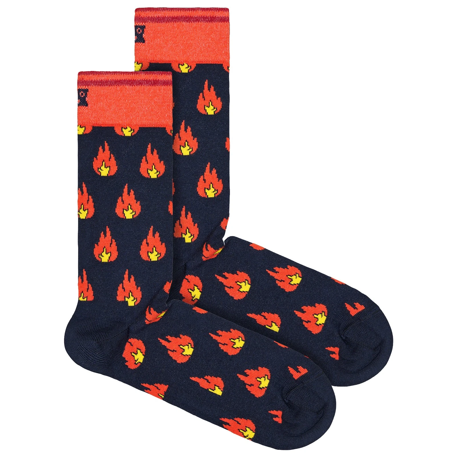 Mens Flames Novelty Socks by Happy Socks - Cotton Breathable Gift Socks