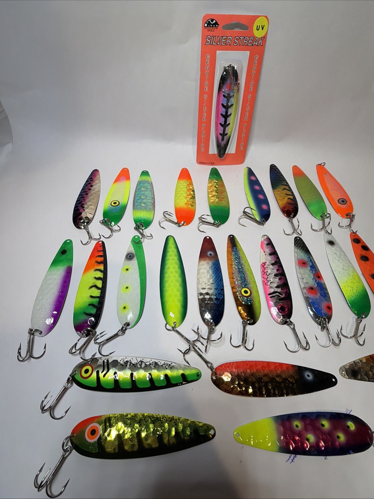 SILVER STREAKS SPOONS SALMON & LAKE TROUT MAG ASSORTMENT (26) - Image 2