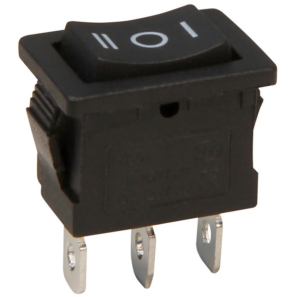 Wippenschalter 3 Polig Ein/Aus/Ein 250V 6A Kippschalter Wippschalter 3 Stellung-image