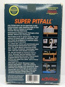 Super Pitfall NES (Nintendo Entertainment System, 1987 ) CIB Complete - Tested