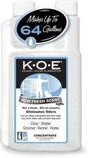 K.O.E Kennel Odor Eliminator Concentrate, Fresh Scent, 16 Oz - Non-Enzymatic