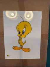 Warner Bros Studios Looney Tunes "Tweety" Sericel 6" x 8" w/COA, 1 of 3500