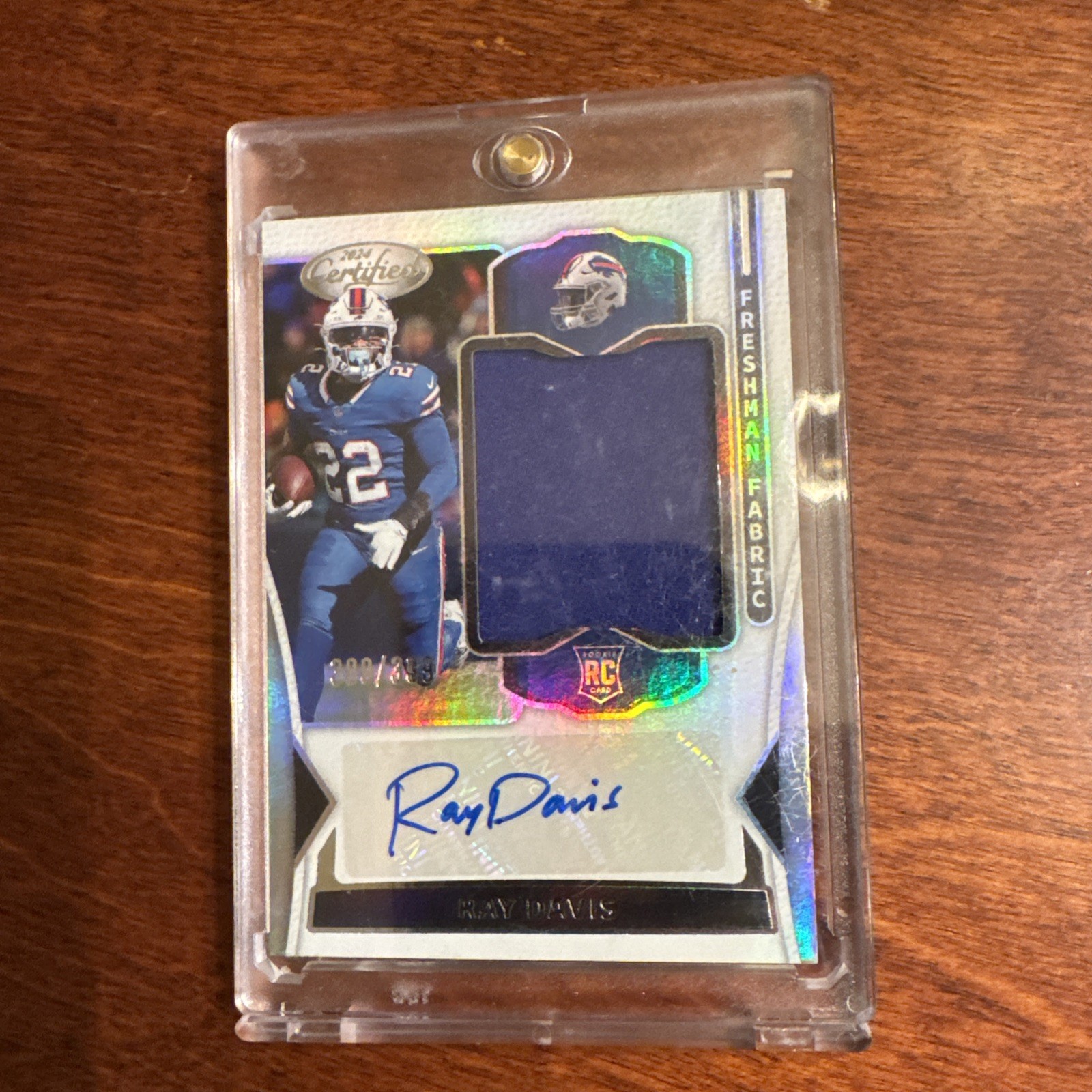 2024 Panini Certified - Freshman Fabric Auto Ray Davis #FMS-RDS /399