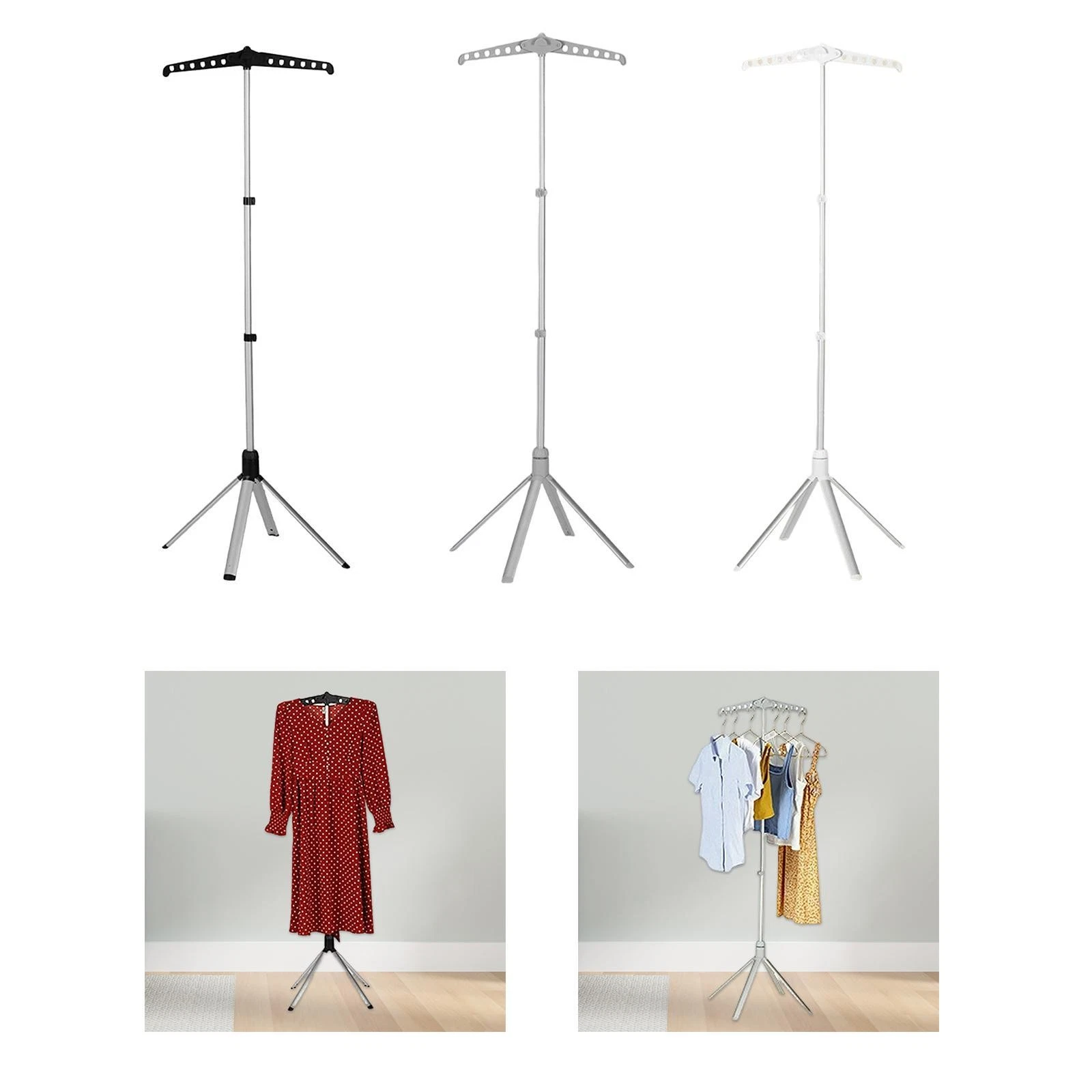 Garment Steamer Stand Garment Rack Aluminum Alloy Steaming Clothes Clothes