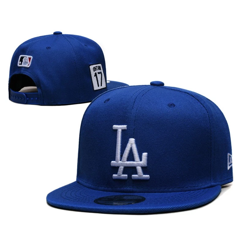 Los Angeles Dodgers Ohtani #17 Snapback Hat Flat Bill Adjustable Baseball Cap