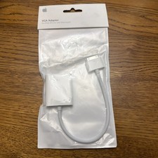 NEW Genuine Apple 30 Pin to VGA Adapter iPad iPhone iPod Monitor MC552ZM/B A1368