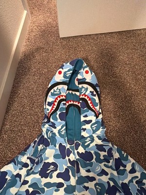 BAPE ABC CAMO SHARK FULL ZIP HOODIE 'Blue' Size medium (M) | eBay