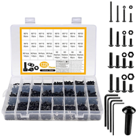 1225 StüCk M2 M3 M4 M5 Schrauben Set, Rundkopf Innensechskantschrauben Muttern S