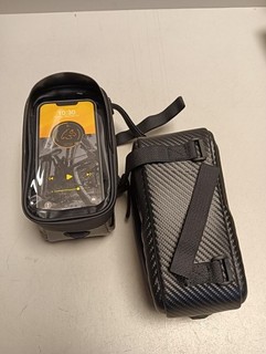2er set Fahrradtasche Rahmen 1.8L Wasserdicht Handytasche Fahrrad für Smartphone