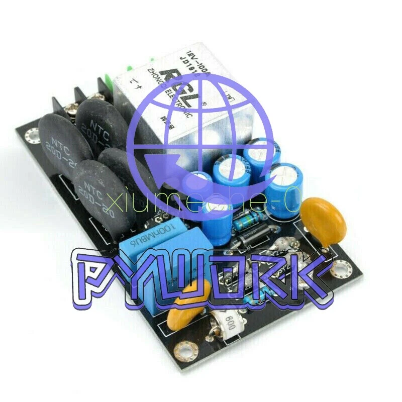 100A 220V Class A Power Amplifier Soft Start Delay Temperature Protection Board - Image 3 of 4