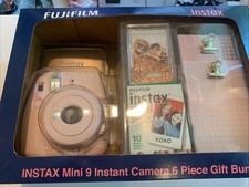 Fujifilm Instax Mini 9 Bundle Pink W Film Pack Mini Album Glitter Frame Clip