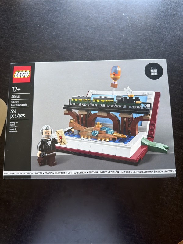 Lego Tribute to Jules Verne's Books 40690 Limited Edition Retired New & Sealed!