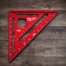 Milwaukee 7&rdquo; Rafter Square Aluminum Framing Carpenter USA MLSQ070 NWOB
