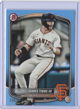 Bowman 2025 Prospects James Tibbs III Sky Blue /499 #BP-39 San Francisco Giants