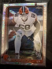 2025 Topps Chrome Cam Robinson Pulsar Refractor #124 Cleveland Browns