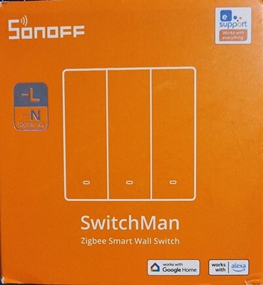 SONOFF Zigbee Smart Light Switch ZBM5-3C-86W   3-fach, App-Steuerung