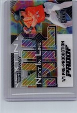 Trent Caraway 2025 Leaf Metal 1/1 Pre Production Proof