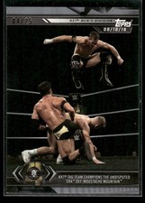 2019 Topps NXT WWE #44 The Undisputed Era Def. Mustache Mountain Silver /25