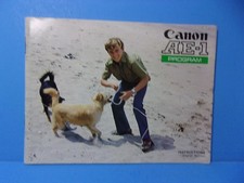 Canon AE-1 Camera Instruction Manual Book Vintage Original English illustrations