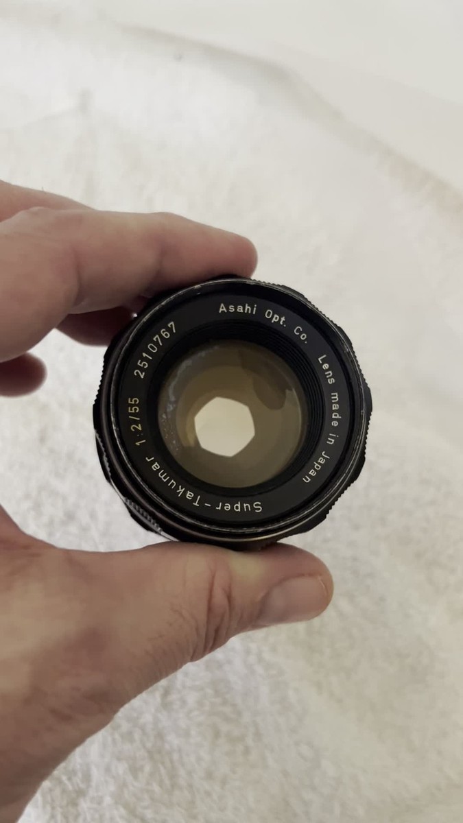 Vintage Asahi Pentax Super-Takumar 1:2/55 Lens | eBay