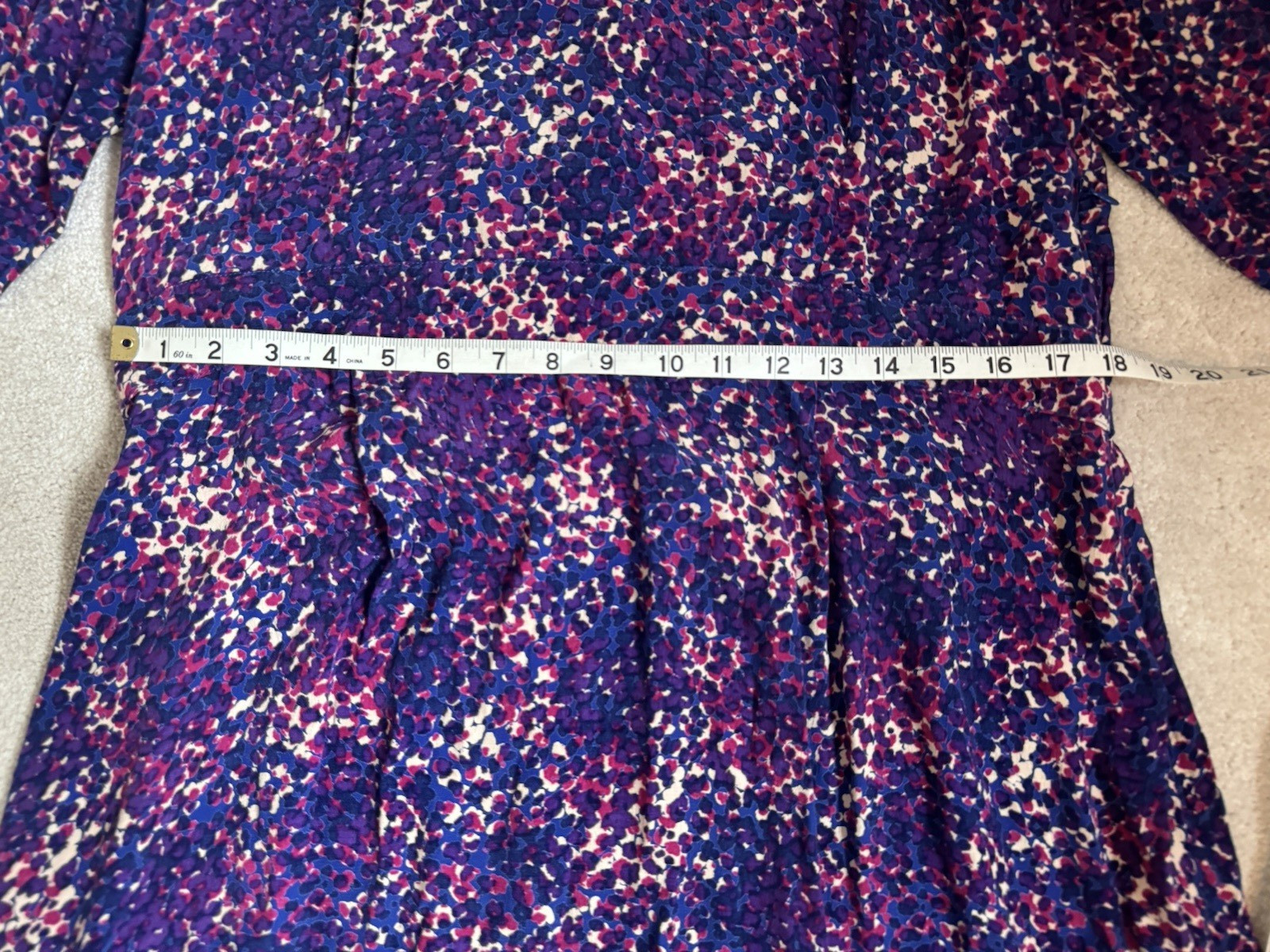 FAT FACE PURPLE MULTI PATTERNED  VISCOSE LONG SLE… - image 13