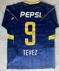 Carlos Tevez Signed Jersey Beckett COA Boca Juniors Argentina Soccer
