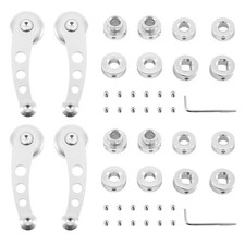 4pcs Billet Aluminum Window Crank Handle Winders Car Truck Glass Door Universal 4pcs Billet Aluminum Window Crank Handle Winders Car Truck Glass Door Universal