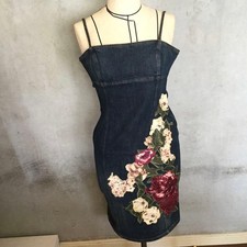 Red Valentino Denim Dress Xs Chiuri Piccioli