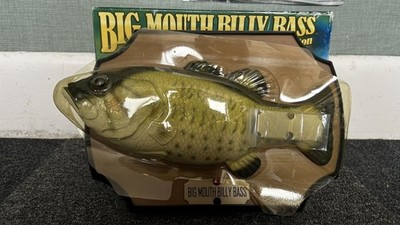 Gemmy Singing Big Mouth Billy Bass 1999 Wandbehang Fisch Vintage VOLL FUNKTIONSFÄHIG 