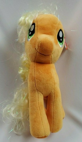 Ty My Little Pony Applejack Plush Sparkle Orange 11" Stuffed Animal - Picture 3 of 5