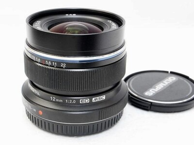 Olympus M.Zuiko Digital ED 12mm F2 AF Weitwinkel Prime Objektiv MFT M4/3 aus ...