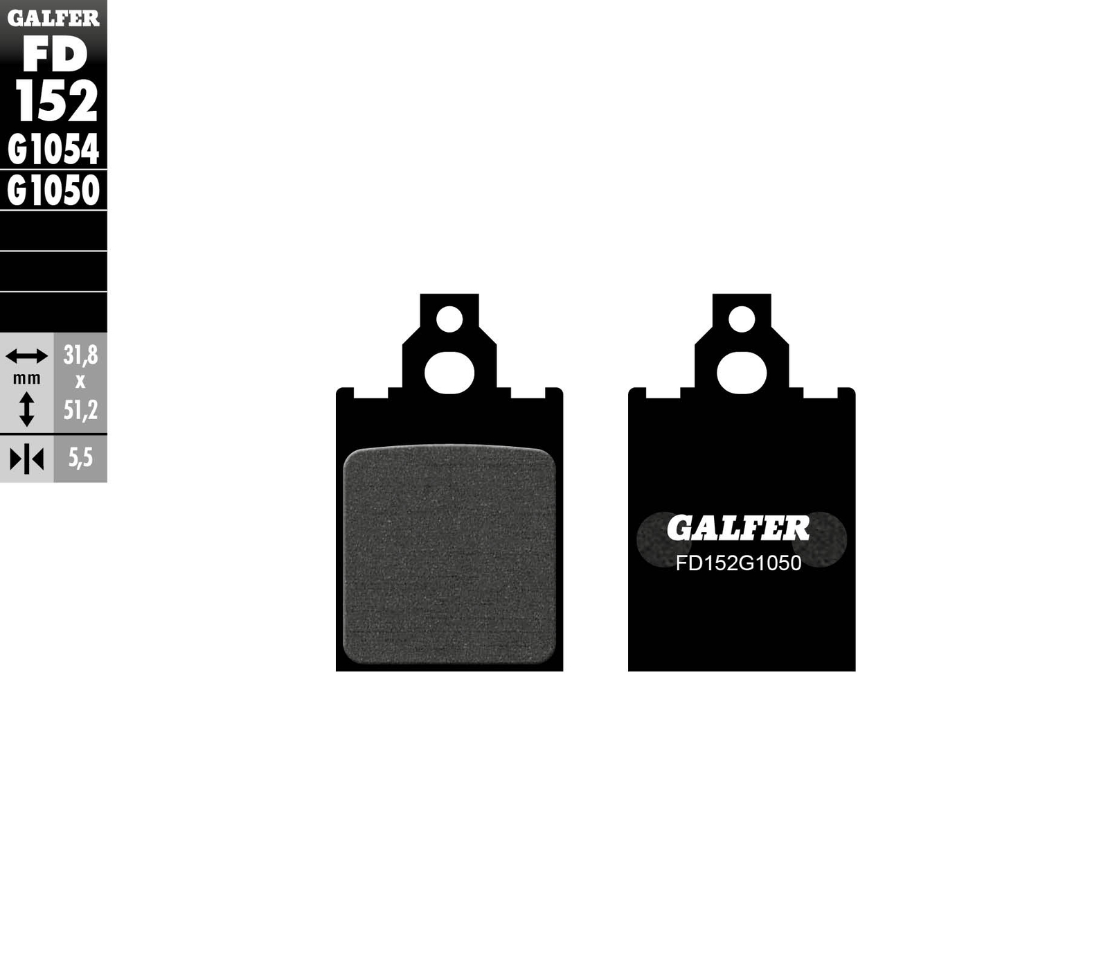Plaquettes de frein semi-métalliques KH186 anti-bruit pour éliminer les vibrations au freinage